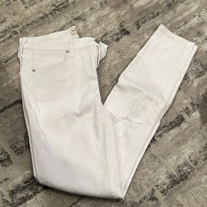 Free people white denim jeans